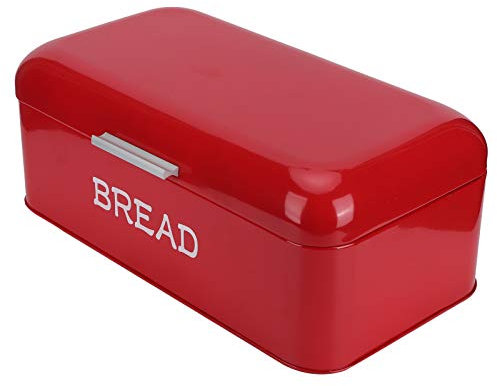 HEEPDD Brotkasten, Rot, Lebensmittelaufbewahrungsbehälter mit Großem Fassungsvermögen für Bäckereien – Küchenzubehör Im Europäischen Stil, Rutschfeste Basis, Geruchlos – Ideal für