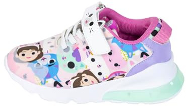 Gabby's Doll House Scarpe Ragazze, Kitty Paws Mercat Gabby Scarpe Luminose Bambina, Taglia EU 30