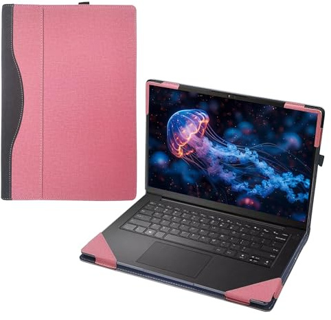 XJchen Laptop Cover Compatible with HP ZBook Firefly 14 G8 ProBook 440 445 G9 G10 Elitebook 640 645 840 845 G7 x360 1040 G5 G6 Pavilion x360 14-ek Sleeve Protective Skin Pouch (Pink)