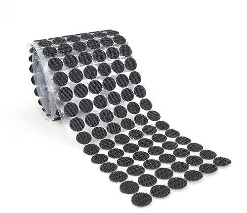 PHENOFICE 900stücke Runde Selbstklebende Dots Schwarz Wiederverwendbare Und Abnehmbare Klebebänder Für Organisation Und Bastelprojekte Für Zuhause Büro Und Schule
