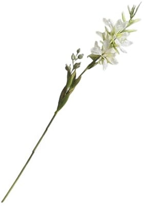 RGZFYH Blumen Künstliche Gladiolen, 6 Stück, 96,5 cm lang, Seide, Gladiolen, mit Stiel, künstliche Blumen, Kunstblumen für Blumenarrangements, Bodenvase Flowers
