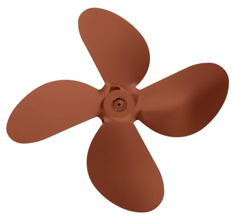 Hemobllo Aluminum Alloy Fan Blades Blades Fireplace Fan Parts Heat Powered Accessories Supply