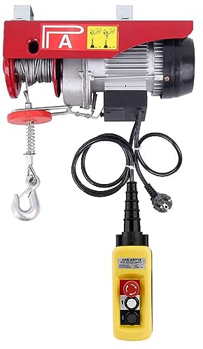 Up Down Switch Control Station, Hoist Pulley System Push Button Switch with Emergency Stop Rain Proof Lifting Pendant Controller