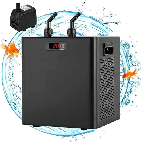Aquarium Kühler Wasser Reservoir, Kühlung, einstellbare Heizung, 42 Gal/79 Gal/132 Gal, für Kaltwasser, für & Hydrokultur, 500L/132Gal