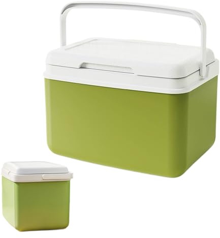 Portable Ice Cooler - Outdoor Cooling Chest, Lightweight Travel Chiller, Large Capacity Ice Box | Camping Hiking Beach Picnic Trip Climbing Walking Adventure Food Storage Outdoor Travel Use Daily Gear