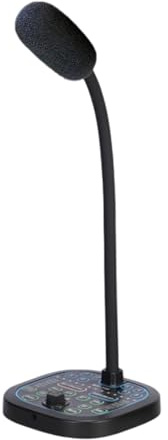 YROHGKPN Sofortiger USB Sprachwechsler, 16 einstellbare Klangmodi für Gaming, Streaming von Telefonanrufen, breite Kompatibilität, Echtzeit Sprachmodulationsmikrofon