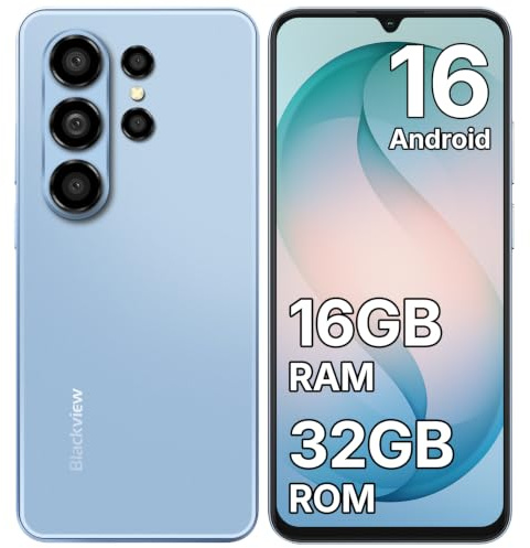 Blackview Wave 10C Telefonos Moviles Libres Android 16, 16GB+32GB, Naranja