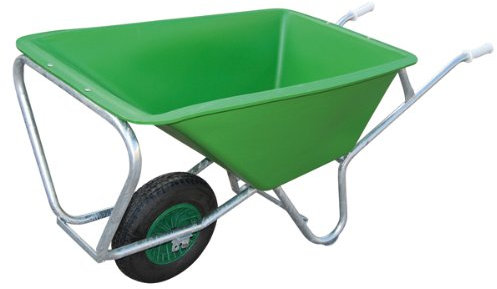 Agritura US Carriola Fort TK - 160 Liter, Verde, Plastica
