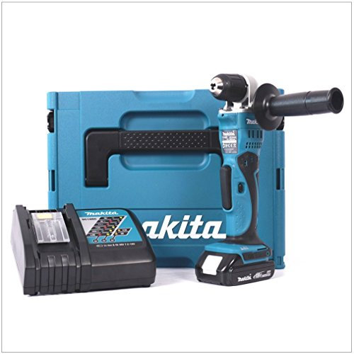 Makita DDA 351 Kit Y1J-D Perceuse angulaire sans fil 18 V avec boîtier MAKPAC inclus Batterie BL 1815 N + chargeur DC18RC