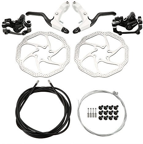Lixada Functionality and Durability Mountain Bike Shift kit：Includes Left and Right Brake disc Sets, Hand Brake Gears, Shifter levers, and Inner Wire Sets for Professional Mountain Bike Riders.