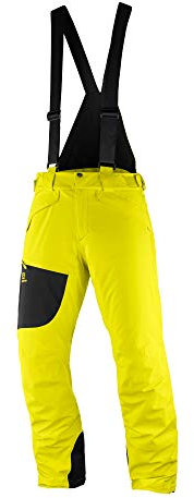 Salomon Herren Trägerhose Chill Out, Herren, Chill Out Bib Pant M, Schwefelfeder, XL/S