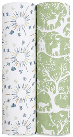 aden + anais™ Essentials Baumwoll-Musselin-Pucktuch Harmony in 2er-Packung