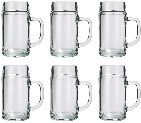 ich-zapfe.de Bicchieri birra, Boccali birra set di 6 - Styria, 1 litro