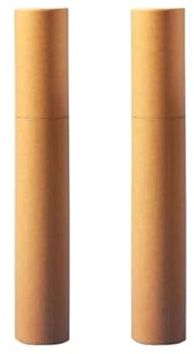 Aucomptoirdesboites Tube d'emballage carton rond kraft pour posters et grands formats 85cm - lot de 2