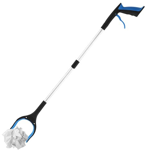 Outil de préhension – Pince de ramassage pliable | Pince et outil de portée de 83 cm, bâton de ramassage robuste pour personnes âgées, poubelle