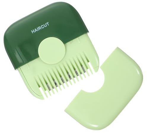 CALLARON Tondeuse à Pointes Fourchues Pour Femmes 1 Unité Portable Facile à Utiliser Pour Cheveux Fourchus Couleur Vert Avocat Peigne Inclus