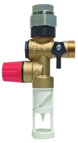 SOMATHERM FOR YOU - Groupe de Double Sécurité en Inox Orientable avec Raccord Diélectrique - Idéal pour la Protection Contre l'Eau Agressive - Garantissant Durabilité et Performance