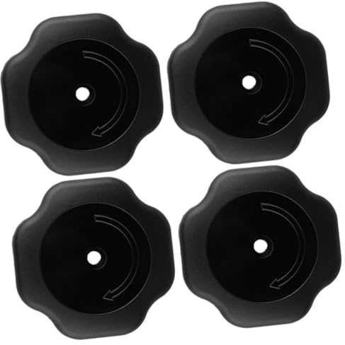 Healifty Repuestos para Ollas a Presión 4 Piezas Perillas de Plástico para Tapas de 17 Mm Compatibles Sartenes y Tapas de Cocina Agarre Cómodo Superficie Lisa