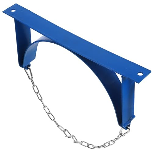 NUOBESTY Soporte para Tanque de de Pared Soporte para Cilindro de Gas Resistente de Acero Montaje Seguro Anticaída para Laboratorio y Escuela Accesorio Diseño Aleatorio