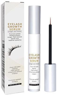 Eyelash Growth Serum, Fuller, Thicker Lashes, Serums and Eyelash Serum Moisturizing Nourish Damaged Lashes Irritation Free