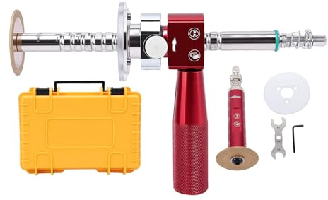 Cocoarm Cortatubos Interior, Juego de Corte de Tubos Interno Ajustable 6-105mm con de Acero Inoxidable para Tubos de Plástico PVC ABS, Varilla de Conexión de 1/4 Pulgada