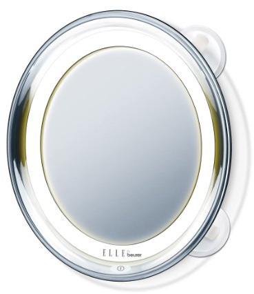 Elle by Beurer Beleuchteter Kosmetikspiegel FCE 79, Weiß-Silber