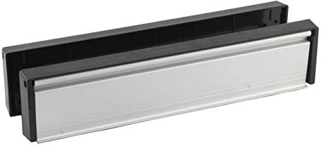 12 300mm Silver UPVC Timber Sleeve Telescopic Letter Plate Box Brush Draught Excluder