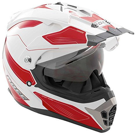 Rocc 771, casco da enduro, 1, bianco/rosso, L (59/60)