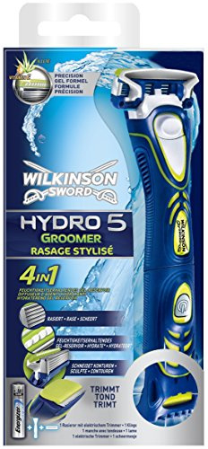 Wilkinson Sword Hydro 5 Groomer Rasoir avec 1 lame et tondeuse avec batterie