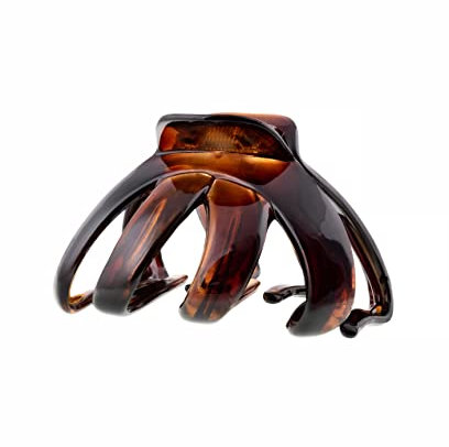 K118 – 003 – Pince pour cheveux poulpe cm 6 Marron Tortue – Barrettes Pinces