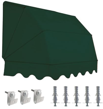 TENDAGGIMANIA Tenda da Sole per Esterno Cappottina da Esterno 4 Raggi - Misure: L.300 X S.100 CM - Tende da Sole TEMPOTEST SU MISURA con kit di montaggio - Anche tende da sole motorizzate