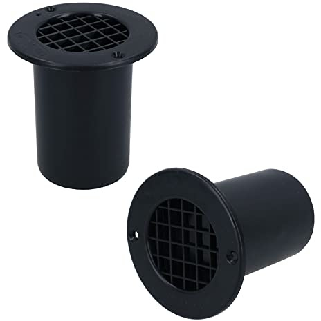 AB Tools Lot de 2 grilles d'aération de sol de 75 mm pour caravane ou camping-car