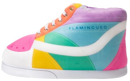 Flamingueo Tofflor - Hustofflor, Tofflor Sneakers, Slippers Fluffy, Halkfria Tofflor Unisex, Fluffiga Tofflor, Varma Tofflor, One Size 35-46 EU