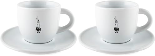 Bialetti, Tassen Mokka-Tasse, Klar, 1 Stück (2er Pack)