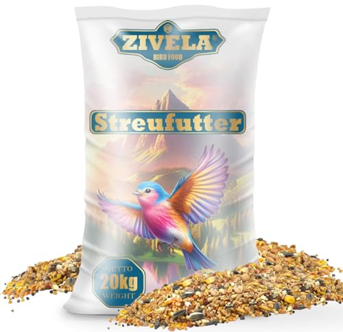 Miscela di semi per uccelli selvatici per tutto l'anno | Mangime per uccelli selvatici premium per le 4 stagioni | Miscela premium di mangime per uccelli selvatici per tutte le stagioni (20KG)