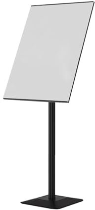 Plakatständer Werbeständer 60x80cm Großes Panel Aufsteller Outdoor Kundenstopper Werbeschild Bodenstehender Posterständer Wasserdichter Präsentationsständer Gehwegaufsteller Werbetafel(Schwarz)