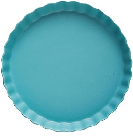 Cabilock Bandeja Para Hornear Pizza Diseño Bonito y Brillante Ideal Para Ensaladas y Postres