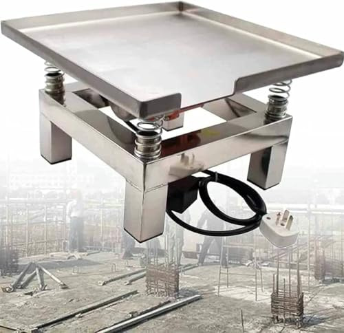 Vibrateur éLectrique pour BéTon Table vibrante à plaque plate, banc d'essai vibrant, plateforme de blocs d'essai, pour secouer le précipité et éliminer les bulles