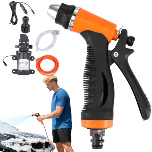 Limpiador de Alta Presión para Coche, Dispositivo De Limpieza Portátil De Alta Presión - Ayuda Detalle Autoparada Para Camping-Car Barco Terraza Cerca Auto