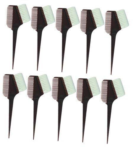 BESTYASH 10Pcs Hair Dye Comb with Bowl and Brush for DIY Hair Coloring Plastic Hairdressing Tool Kit for Barbers and Hairdressers Easy to Use and Carry