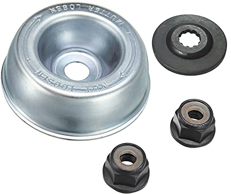 ERYUE Kit de Mantenimiento de Cuchillas Metal Mejorado, Mano Obra Fina para STIHL FS120 FS200 FS250, Cubierta Protectora, Placa Presión, Tuercas, Máquina, Cortacésped, Accesorios Caja Cambios