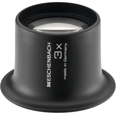 Eschenbach Lupa de relojero 3X, Ø 25 mm