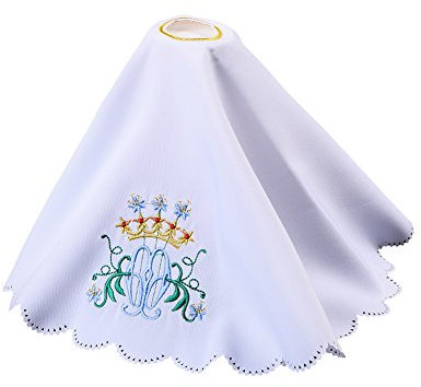 BLESSUME Altar Cloth Chalice Pall Chalice Veil (White 5)