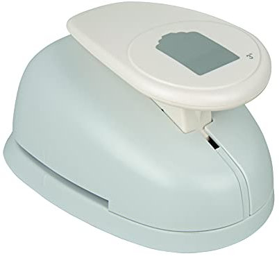 Rayher Hobby 69096000 Motivstanzer Tag/ Etikett, ø 6,8 x 4,5 cm- 3 Zoll, geeignet für Papier/Karton bis zu 200g/m²