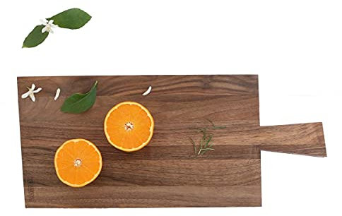 CONTINENTA Schneidebrett mit Griff, Walnuss, ca. 51,5 x 22 x 1,8 cm | CON-04203000 | 4017167420301