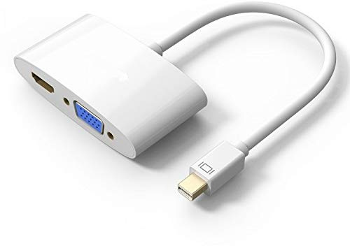 PremiumCord Adaptador Mini DisplayPort a HDMI + VGA, Full HD 1080p