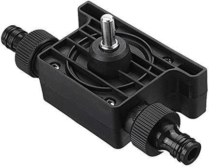 Tragbare Pumpe für elektrische Bohrmaschinen, große Durchflusspumpe mit zwei Anschlüssen, hoher Durchfluss für alle Bohrfutter