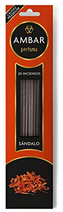 Hansel home Incienso Sándalo 20 Varillas, Mayor duración 60 Minutos por Varilla