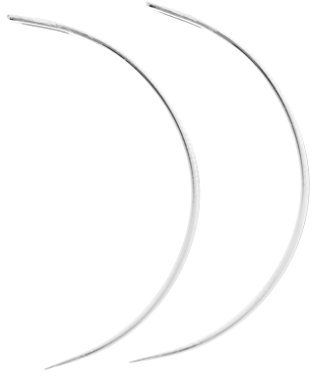 kowaku 25pcs C Tipo CURVADO COLCHÓN AGUJAS Agujas de Reparación para hogar de Coser para, tal como se describe, 3.4cm