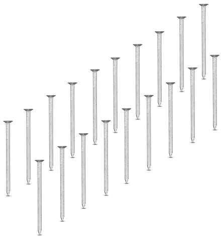 AMZoutdoor® 20x ECHTE Aluminium Nägel für Nistkästen & Futterhäuser | baumfreundliche Nägel | Alunägel | Befestigung für Vogeltränke und Nistkästen (20, 80 mm)